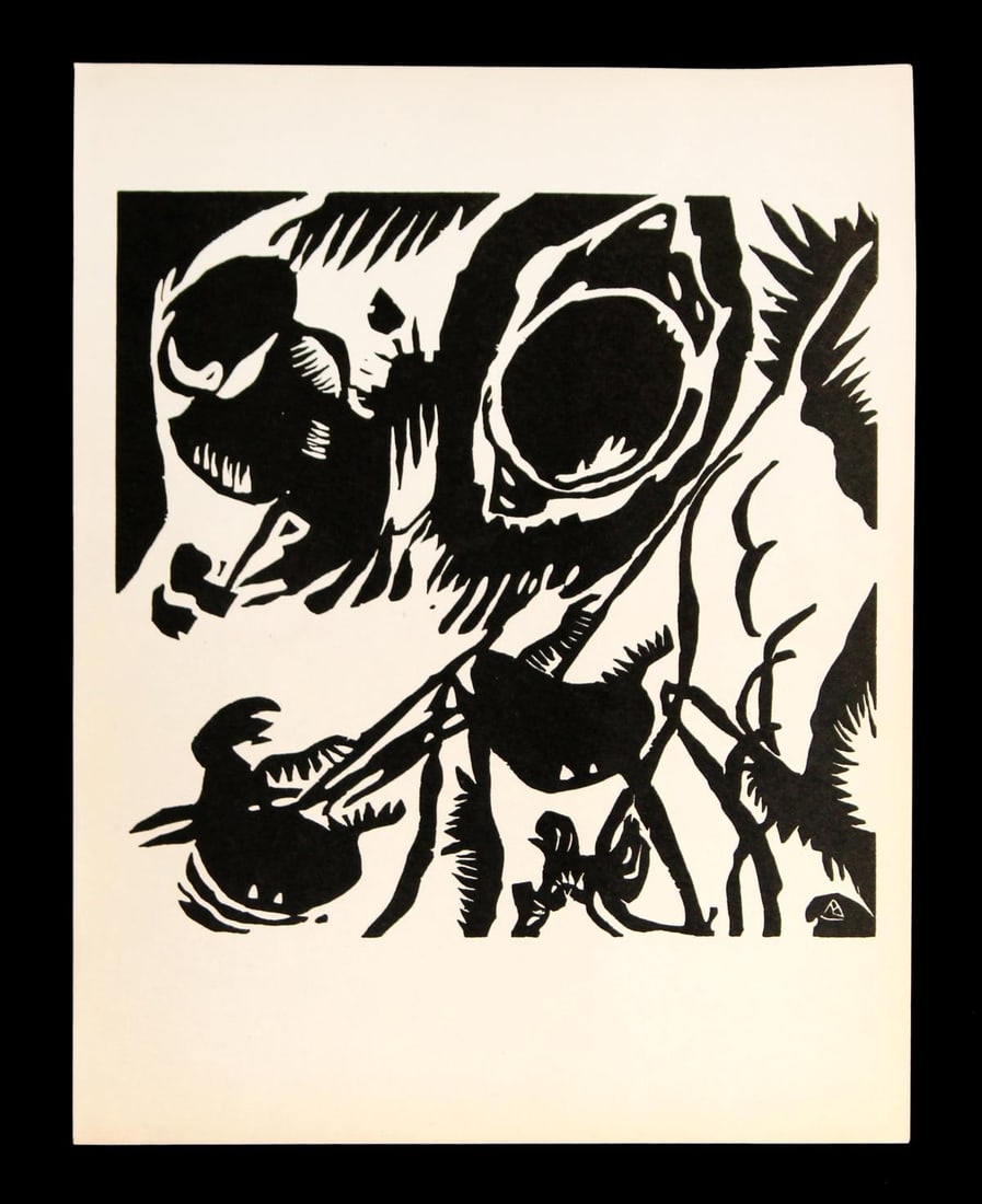Wassily Kandinsky - Motif from Improvisation 25: Artist: Wassily Kandinsky Title: Motif from Improvisation 25 Year: 1971 Dimensions: 11in. by 10.8in. Edition: From the limited edition of 300 Publisher: R. Pipe
