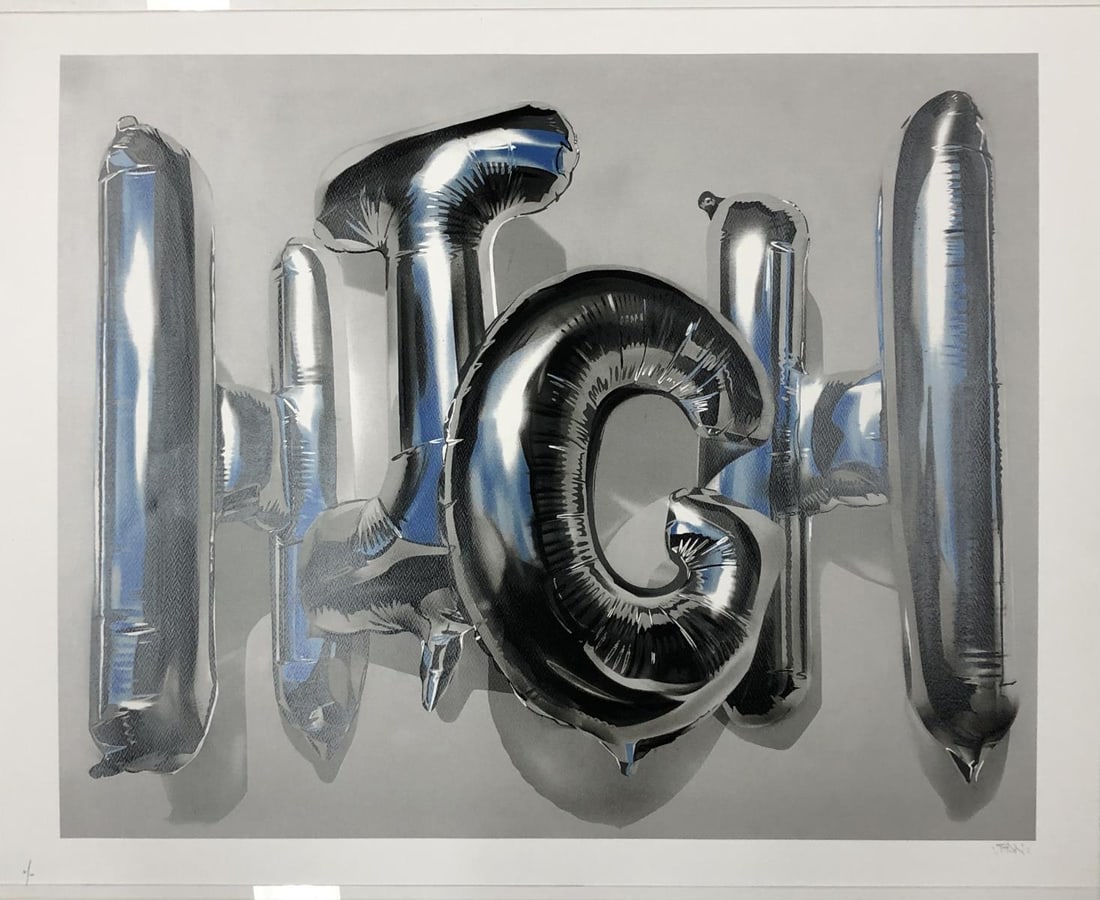 Fanakapan - High 5 (Two Prints): Artist: Fanakapan Title: High 5 (Two Prints) Year: 2018 Dimensions: 34 Comes with Letter of authenticity and guaranteed in perpetuity