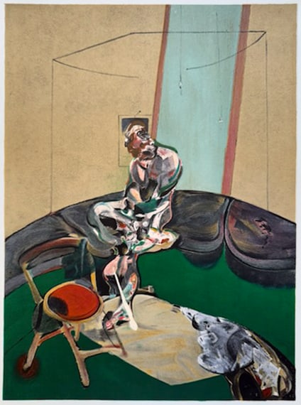 Francis Bacon (After) - George Dyer: Artist: Francis Bacon (After) Title: George Dyer Year: 1966 Edition: From the rare limited edition Publisher: Maeght Suite: Derriere Le Miroir Medium