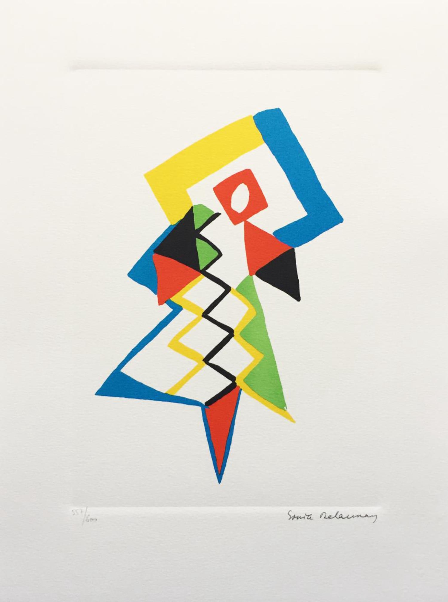 Sonia Delaunay - Jazz: Artist: Sonia Delaunay Title: Jazz Year: c. 1994 Dimensions: 8in. by 11in. Edition: from the rare limited edition of 600 Publisher: ArtCurial Edition