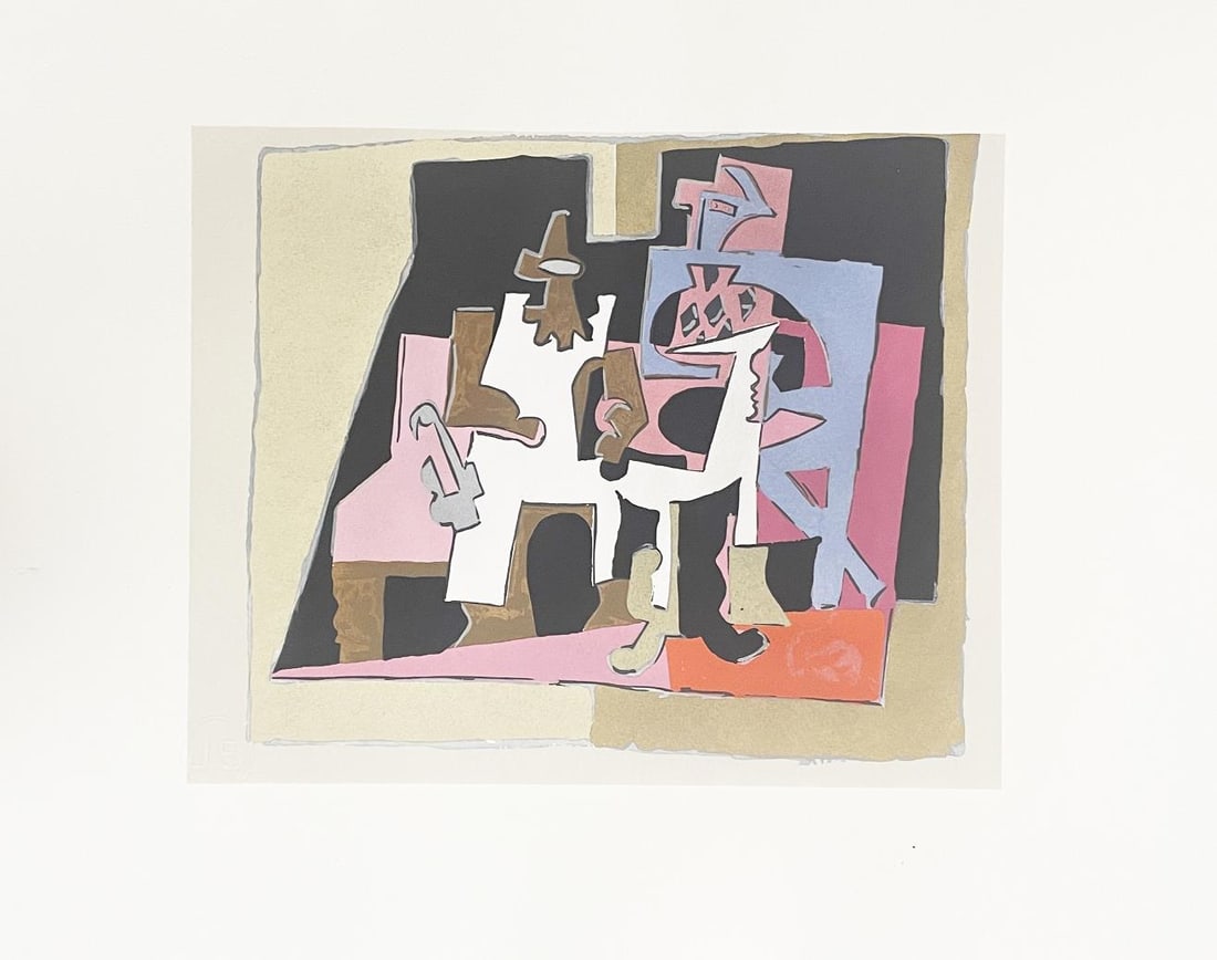 Pablo Picasso - Interieur: Artist: Pablo Picasso Title: Interieur Year: 1933 Dimensions: 15 3/4in. by 20 1/2in. Edition: From the rare limited edition of 1000 Publisher: Editions Jeanne Bucher Suite: Dix Reproductions Medium: