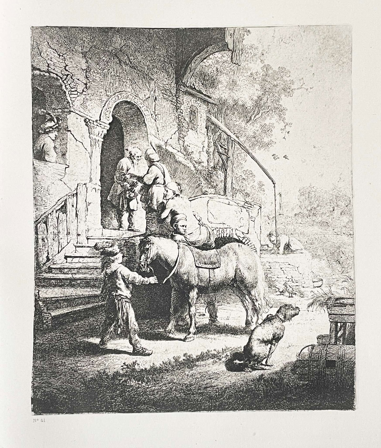 Le Bon Samaritan: Title: Le Bon Samaritan Year: 1897 Dimensions: 17 5/8 x 12 3/8 in. Edition: From the rare limited edition of 500 Publisher: A. Quantin, Paris Suite: L Ouvre de Remb