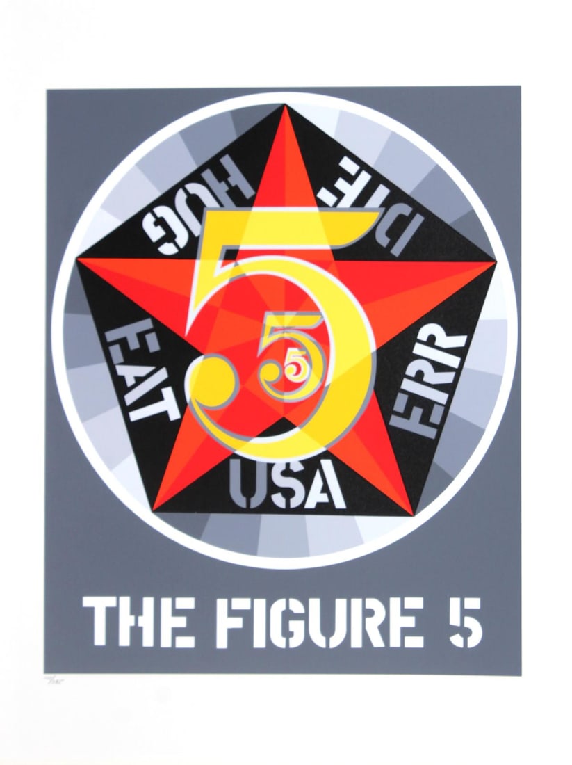 Robert Indiana - The American Dream 18: Artist: Robert Indiana Title: The American Dream 18 Year: 1997 Dimensions: 22.5in. by 17.5in. Edition: From the limited edition of 395 Publisher: Marco Fine Arts Contemporary Atelier El Segundo