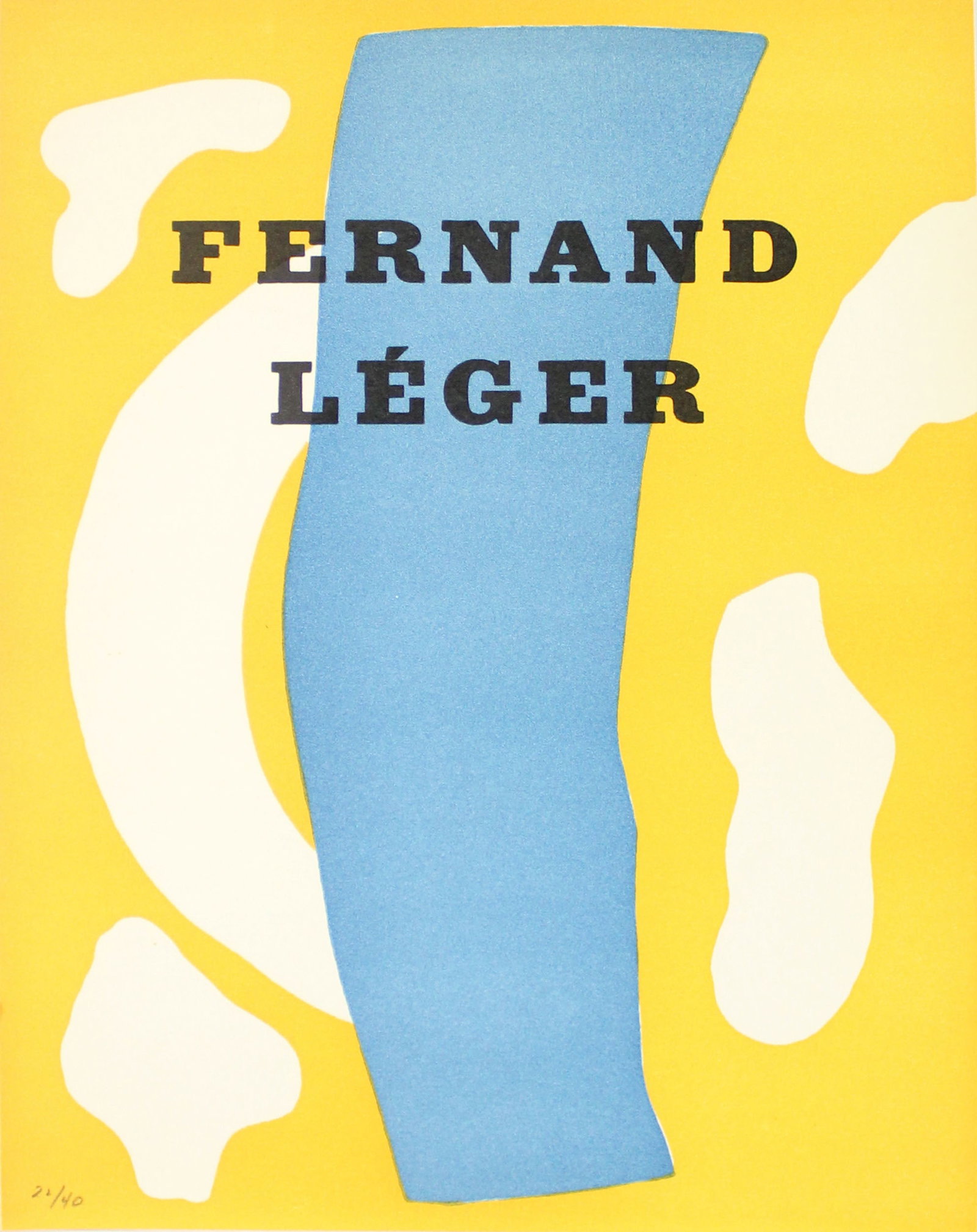 Fernand Leger - Le Nouvel Espace Cover Sheet (After): Artist: Fernand Leger Title: Le Nouvel Espace Cover Sheet Year: 1949 Dimensions: 9 1/2in. by 7 1/2in. Edition: From the Rare Limited Edition of 40 Publisher: Tr