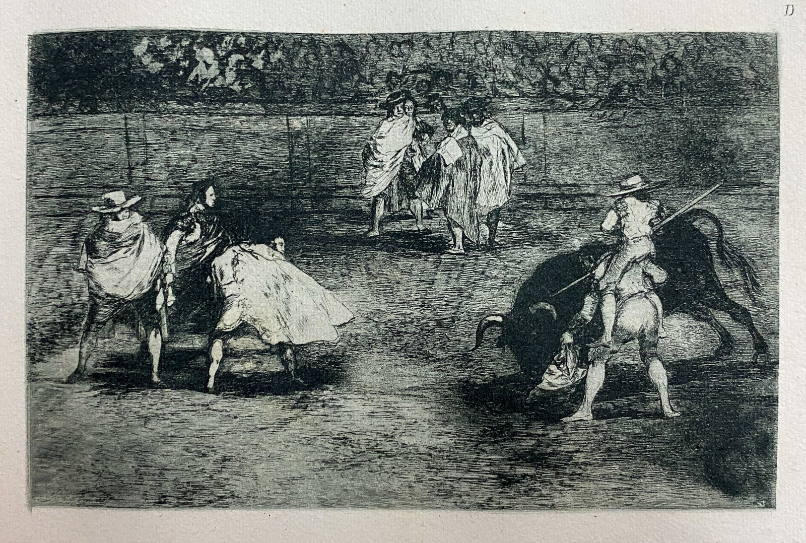 Francisco Goya - La Tauromaquia D: Artist: Francisco Goya Title: La Tauromaquia D