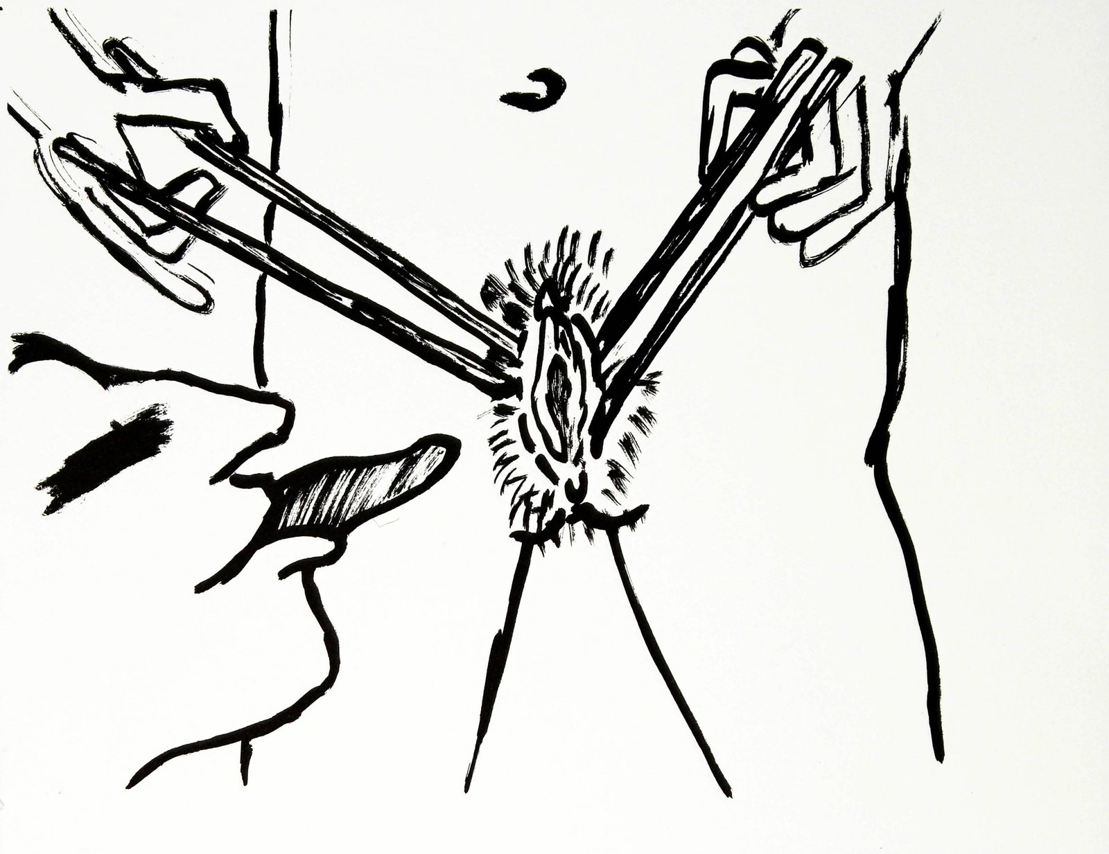 Keith Haring and Brion Gysin - Fault Lines: Artist: Keith Haring and Brion Gysin Title: Fault Lines Year: 1986 Dimensions: 8.7in. by 11.2in. Edition: From the rare limited edition of 200 Publisher: Edition Sche