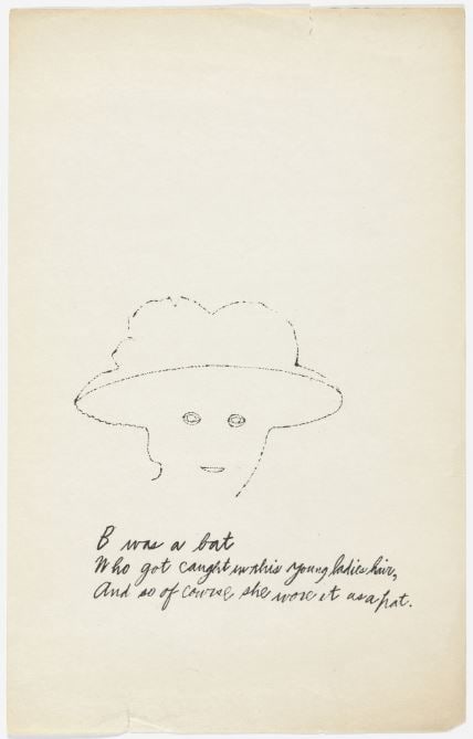 Andy Warhol - Letter B: Artist: Andy Warhol Title: Untitled 25 Year: 1953 Dimensions: 9.5in. by 6in. Edition: From the rare limited edition of approx. 100 Publisher: Andy Warhol New York Suite: A is an Alphabet Medium: