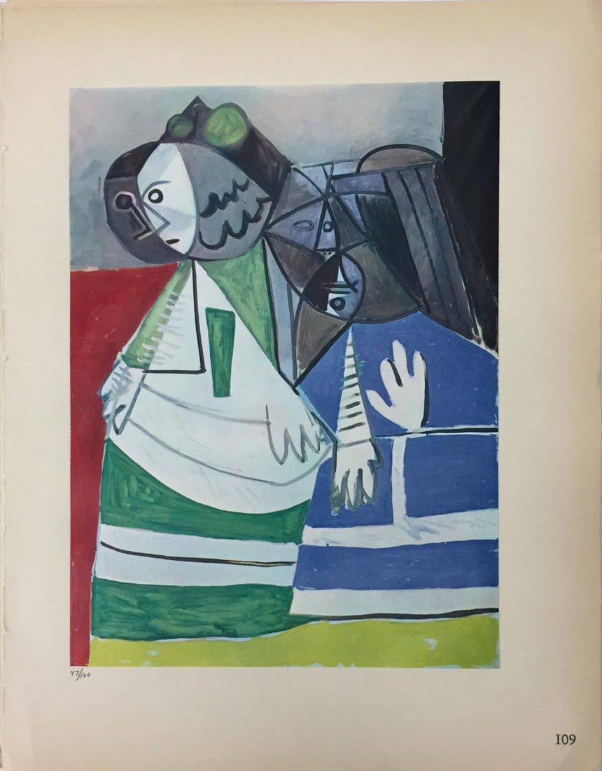 Pablo Picasso (After) - Les Menines 109: Artist: Pablo Picasso (After) Title: Les Menines 109 Year: 1957 Dimensions: 7.5in. by 9in. Edition: From the rare limited edition of 100 Publisher: Editions Cercle D'art Paris Suite: Les Menines Et