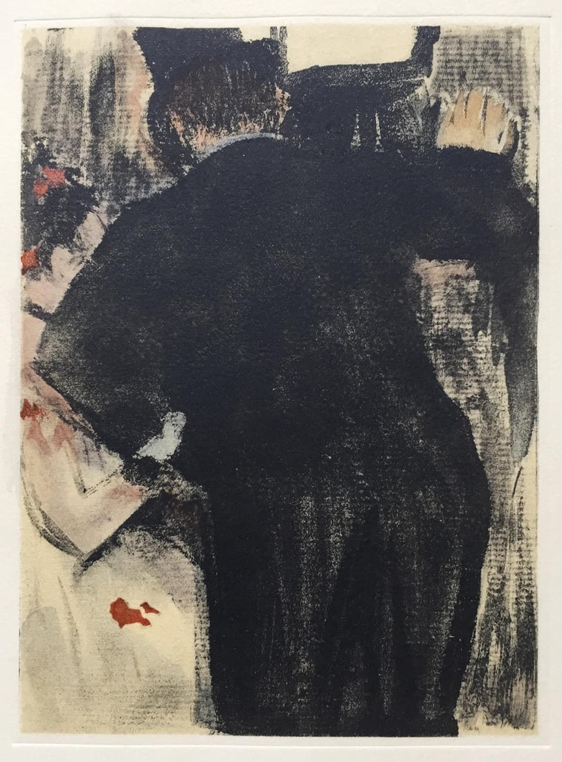 Edgar Degas (After) - Untitled from Famille Cardinal: Artist: Edgar Degas (After) Title: Untitled from Famille Cardinal Year: 1948 Dimensions: 9in. by 12 1/4in. Edition: From the Rare Limited Edition of 500 Publisher: Quatre Chemins Editart Paris Shoman