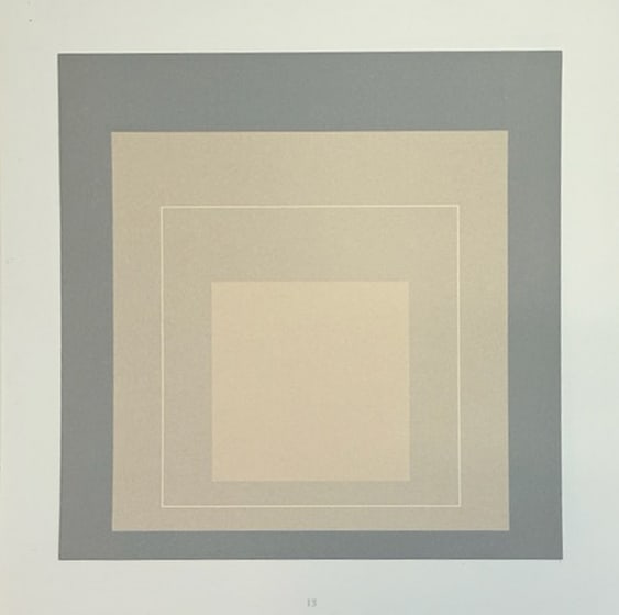 Josef Albers - Untitled from ""White Line Squares"" Portfolio (1 of 1)