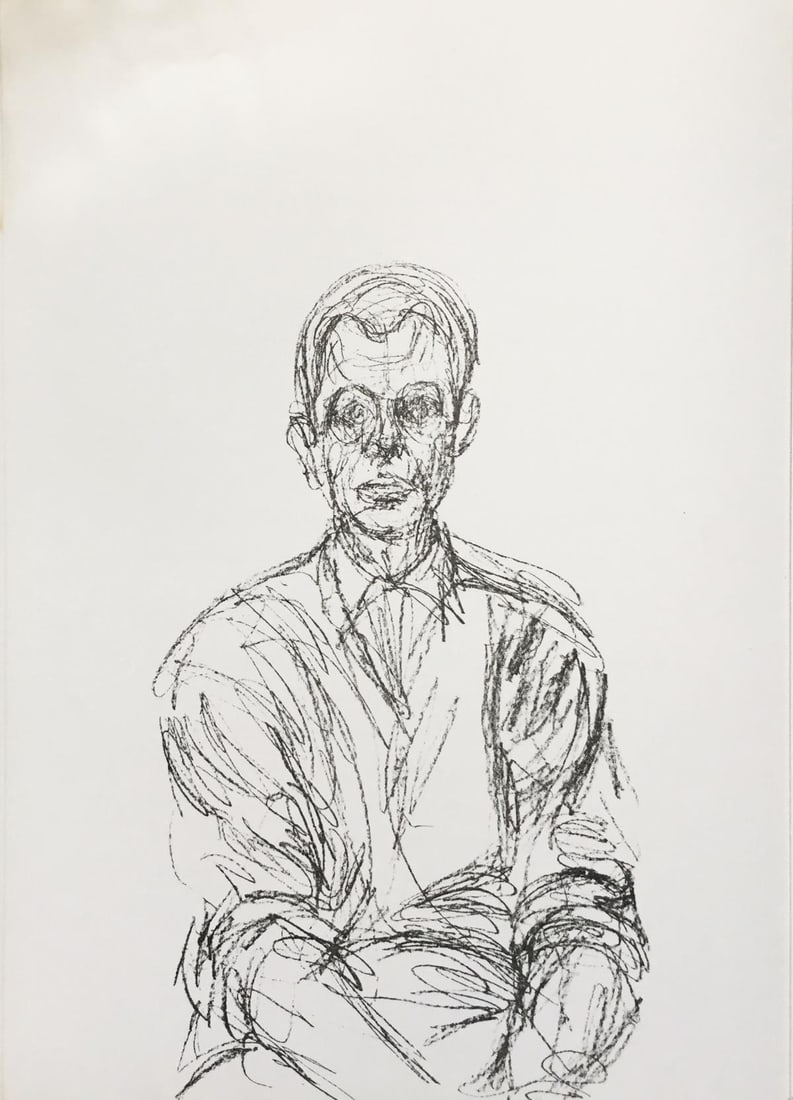 Alberto Giacometti - Bust of a Seated Man (After): Artist: Alberto Giacometti Title: Bust of a Seated Man Year: 1961 Dimensions: 11in. by 15in. Edition: From the rare limited edition Publisher: Paris. Maeght