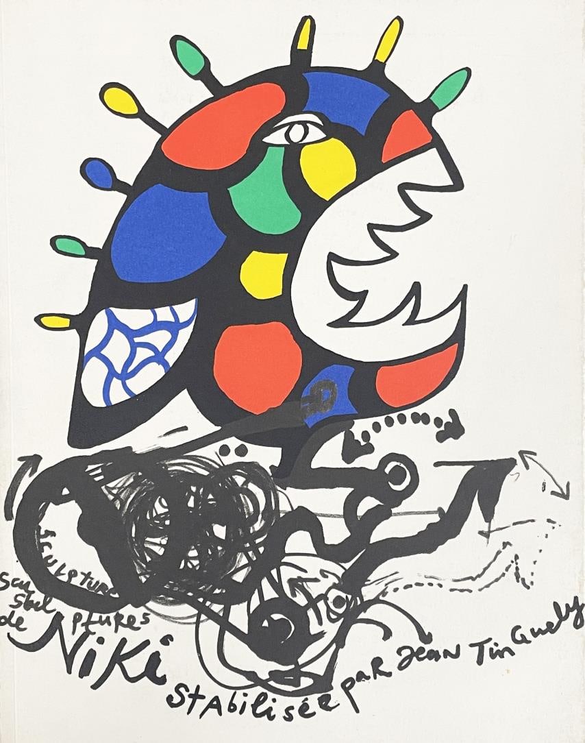 Joan Miro - Cover for Niki de Saint Phalle: Artist: Joan Miro (After) Title: Cover for Niki de Saint Phalle Year: 1989 Dimensions: 10in. by 7 3/4in. Edition: From the rare limited edition Publisher: Galer
