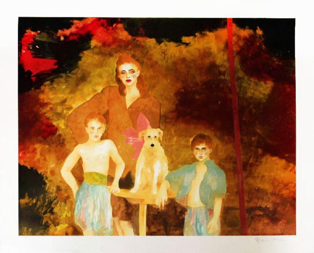 Joanna Zjawinska - The Magician: Artist: Joanna Zjawinska Title: The Magician Year: c. 1980's Dimensions: 32in. by 40in. Weight: 0 Edition: From the rare limited edition of 275 Medium: Original serigraph in colors on paper