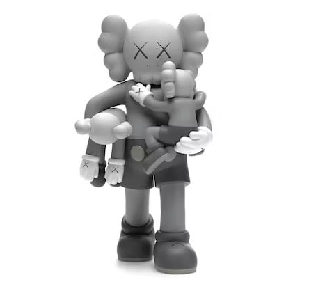 KAWS - Clean Slate (Grey): Artist: KAWS Title: Clean Slate (Grey) Year: 2016 Dimensions: 14in. by 7in. Edition: From the Rare Limited Edition Suite: Clean Slate Medium: Vin