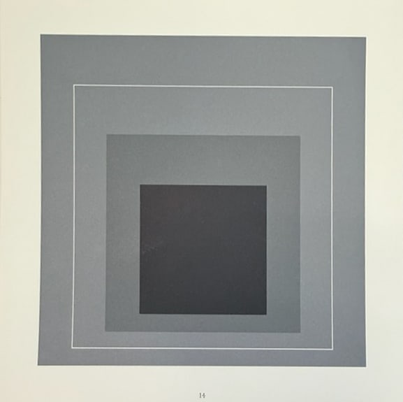 Josef Albers - Untitled from ""White Line Squares"" Portfolio: Artist: Josef Albers Title: Untitled from ""White Line Squares"" Portfolio Year: 1966 Dimensions: 7 1/2 x 7 1/2 in. Edition: From the limited edition Suite: Whi