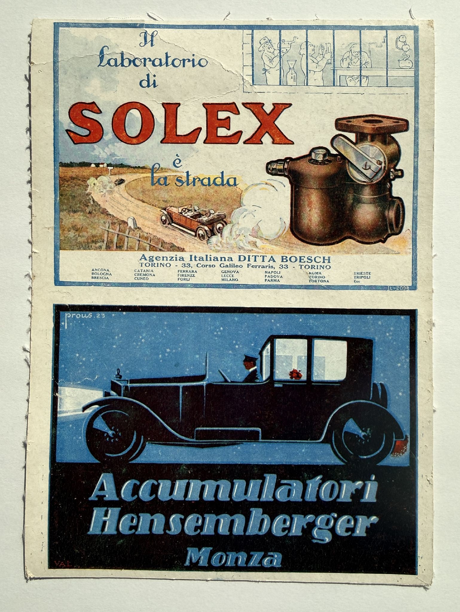 Vintage Advertisement - Vintage Italian Advertisement Circa 1932: Artist: Vintage Advertisement Title: Vintage Italian Advertisement Circa 1932 Year: 1932 Dimensions: 8 x 10 5/8 in. Edition: From the Limited Edition Medium: Original Offset color Lithograph on