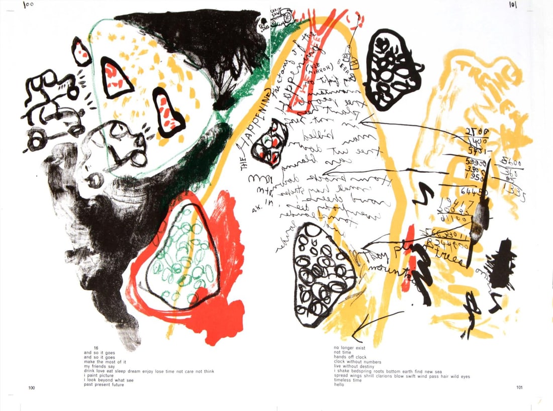 Allan Kaprow - Unittled from "One Cent Life": Artist: Allan Kaprow Title: Unittled from "One Cent Life" Year: 1964 Dimensions: 16in. by 22in. Edition: From the rare limited edition Publisher: E.W. Kornfeld Switzerland Suite: One Cent Life