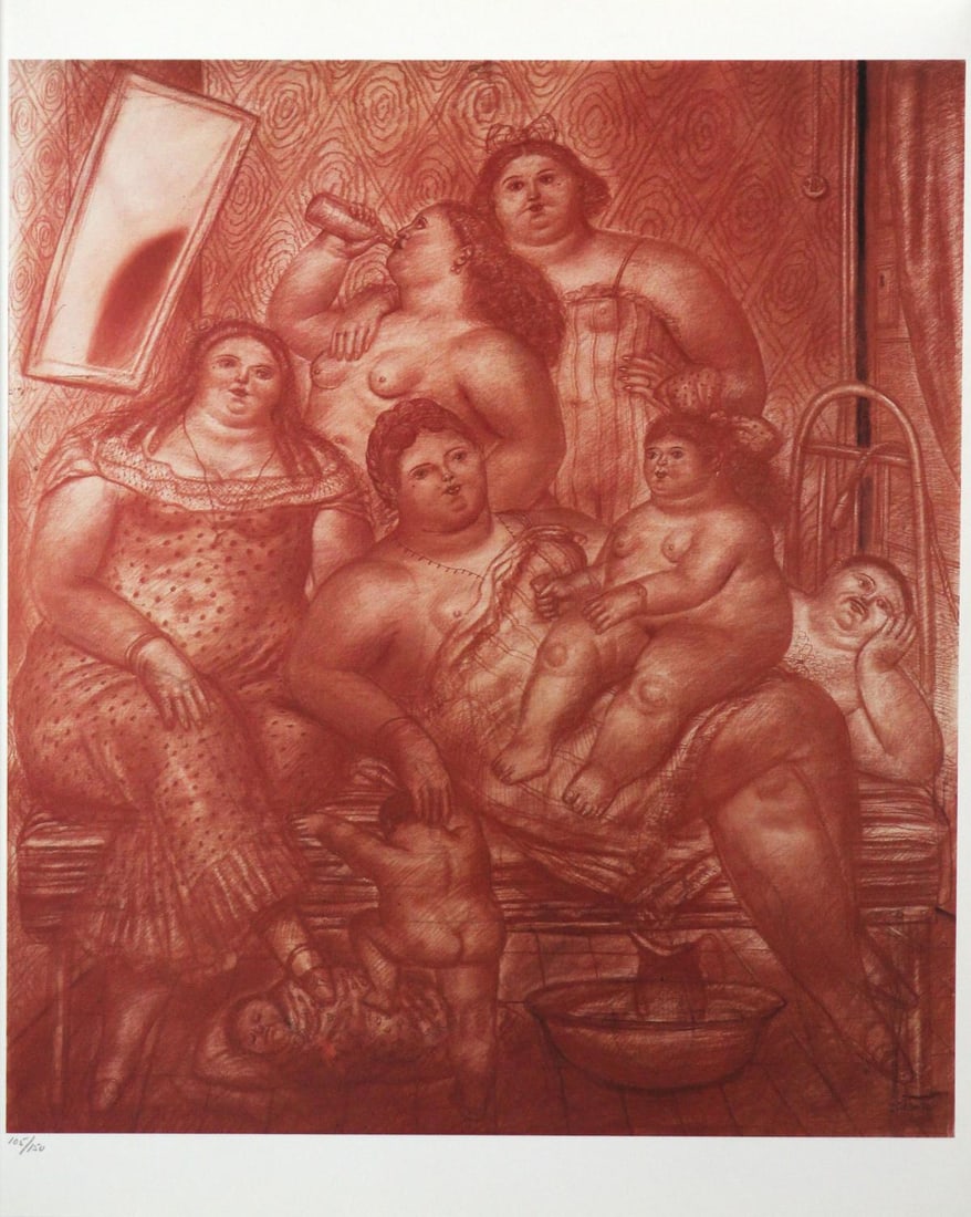 Fernando Botero (After) - Untitled From "Dessins et Aquarelles": Artist: Fernando Botero (After) Title: Untitled From "Dessins et Aquarelles" Year: 1984 Dimensions: in. by in. Edition: 128 From the rare limited edition of 150 Publisher: Editions de la Difference