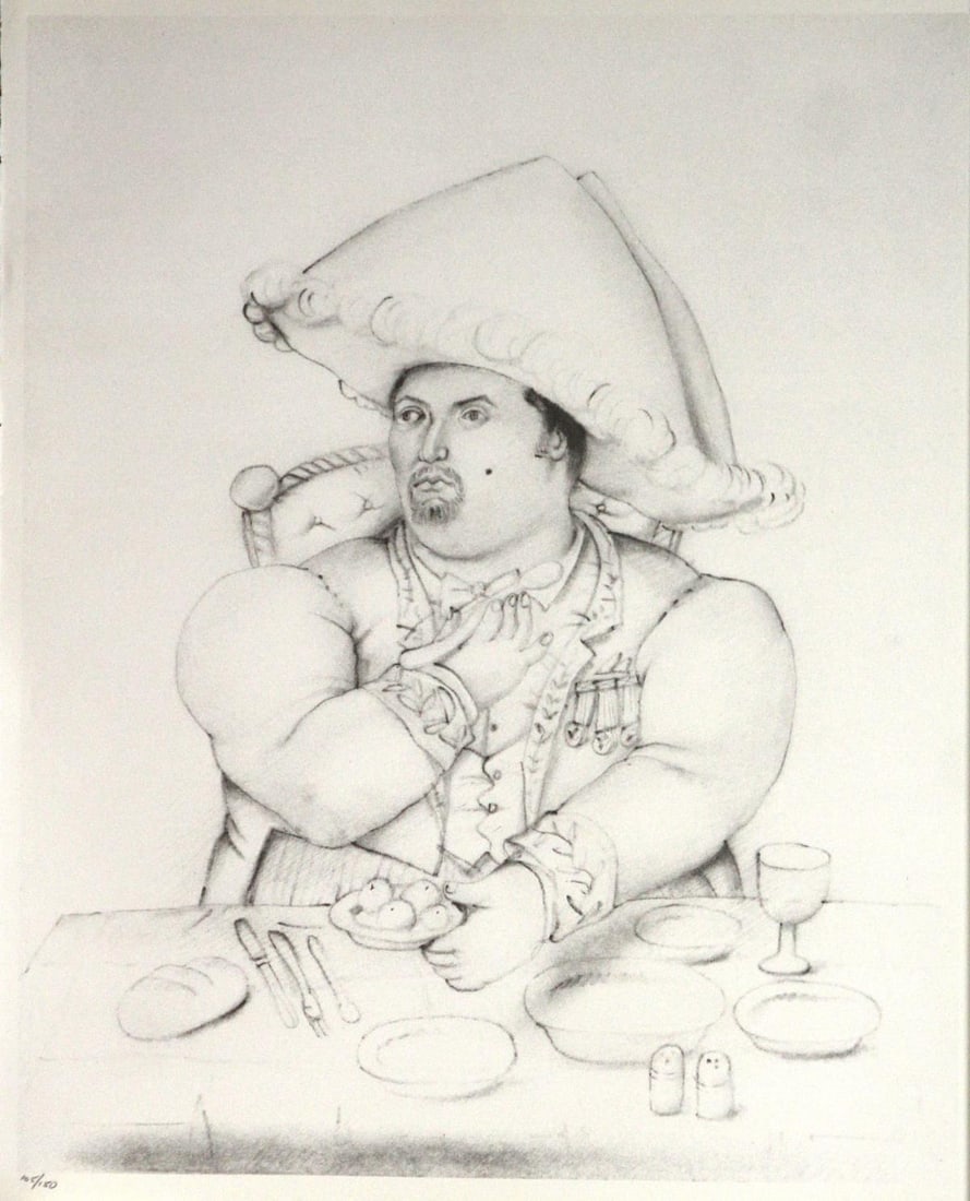 Fernando Botero (After) - Untitled From "Dessins et Aquarelles": Artist: Fernando Botero (After) Title: Untitled From "Dessins et Aquarelles" Year: 1984 Dimensions: in. by in. Edition: From the rare limited edition Publisher: Editions de la Difference pub. Suite: