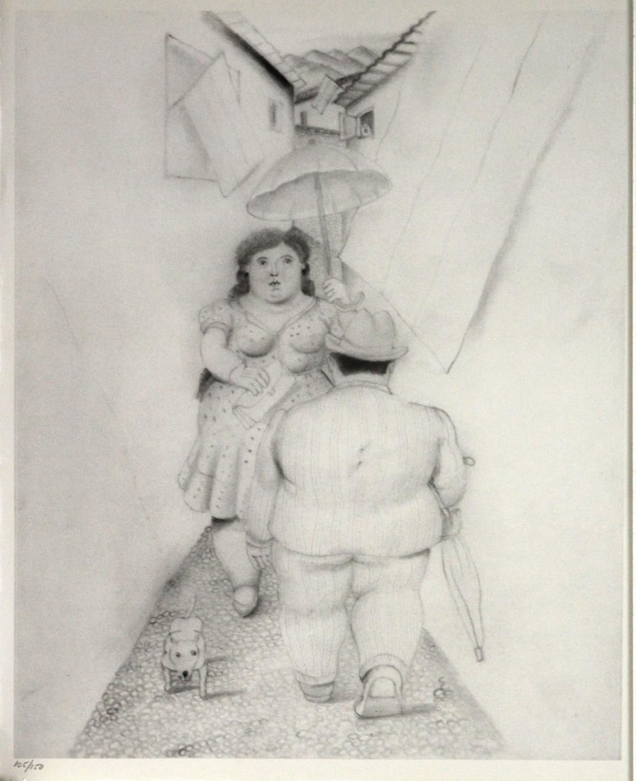Fernando Botero (After) - Untitled From "Dessins et Aquarelles": Artist: Fernando Botero (After) Title: Untitled From "Dessins et Aquarelles" Year: 1984 Dimensions: in. by in. Edition: From the rare limited edition Publisher: Editions de la Difference pub. Suite: