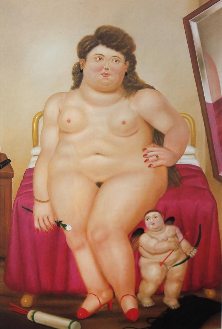 Fernando Botero (after) - Venus: Artist: Fernando Botero (after) Title: Venus Year: 1983 Dimensions: 16in. by 12in. Edition: From the limited edition of 200 Publisher: Harry N. Abrams Inc. New