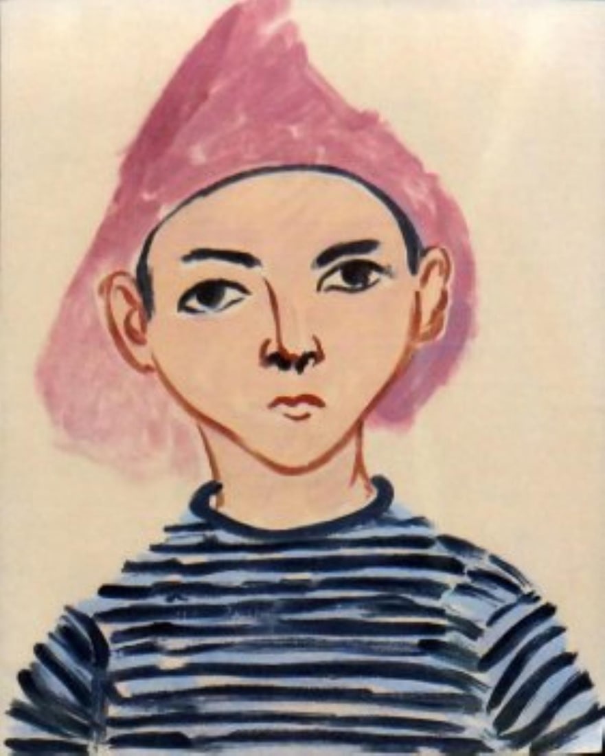Henri Matisse - Pierre Matisse: Artist: Henri Matisse Title: Pierre Matisse Year: 1955 Dimensions: 7in. by 9in. Edition: From the rare limited edition Publisher: Andre Sauret Monte Carlo <