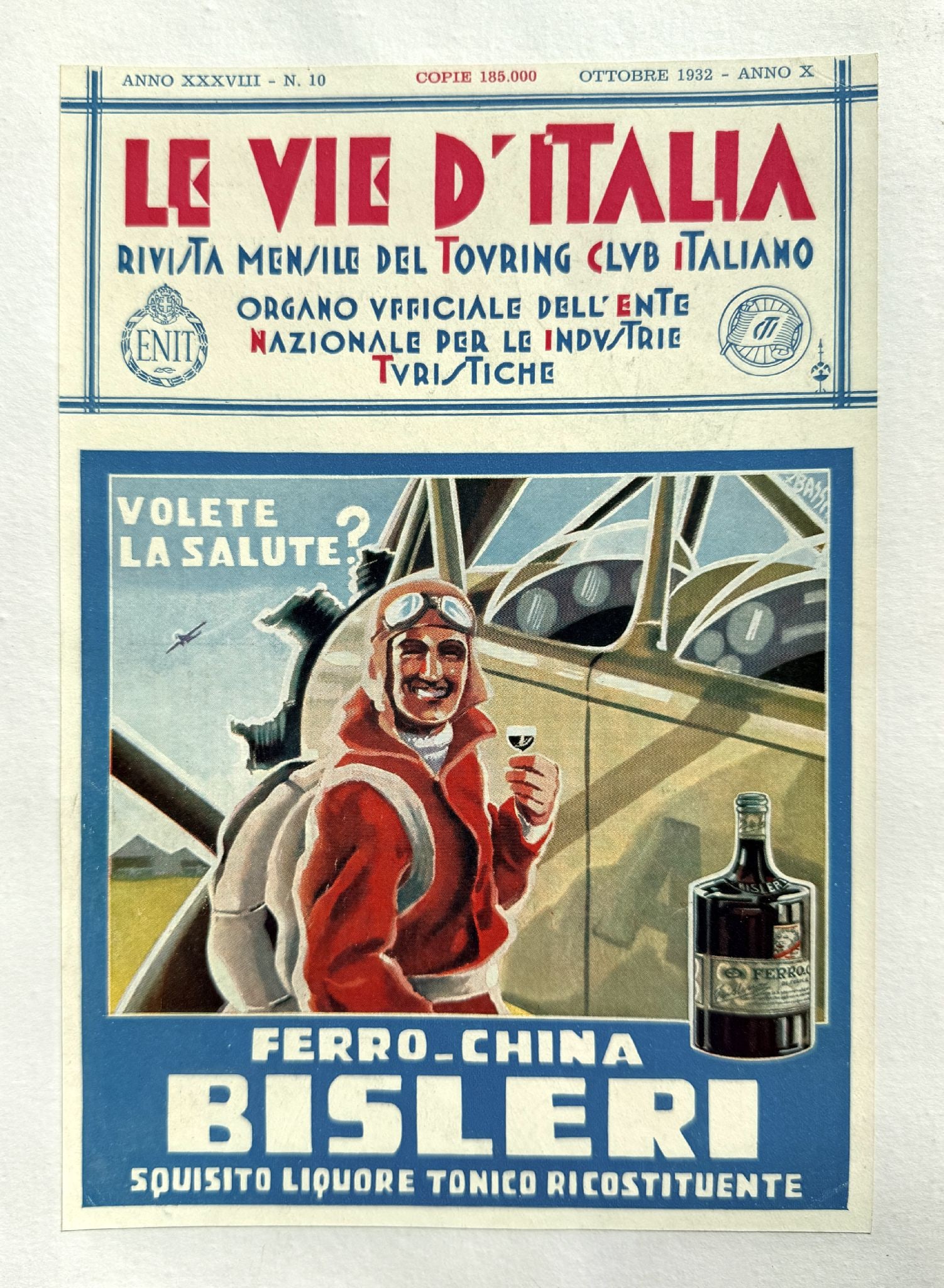 Vintage Advertisement - Vintage Italian Advertisement Circa 1932 (1 of 1)