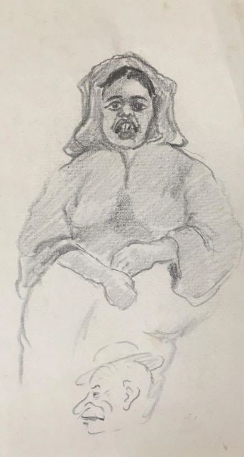 Maximilien Luce - Untitled (Double Sided Drawing) (1 of 2)
