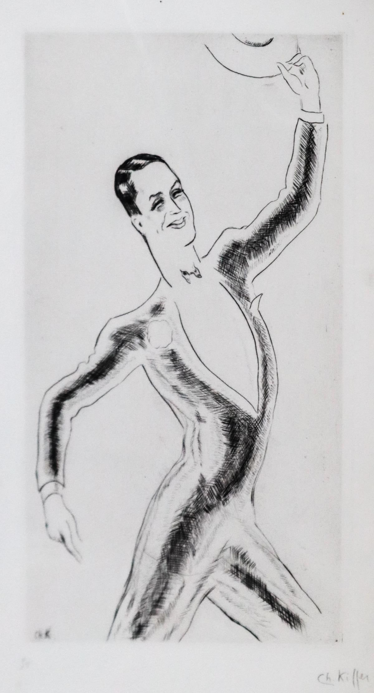 Charles Kiffer - Untitled: Artist: Charles Kiffer Title: Untitled Dimensions: 15in. by 11 1/4in. Edition: From the rare limited edition Medium: Original etching on paper Condition: Excellent Signature Details: Hand signed by