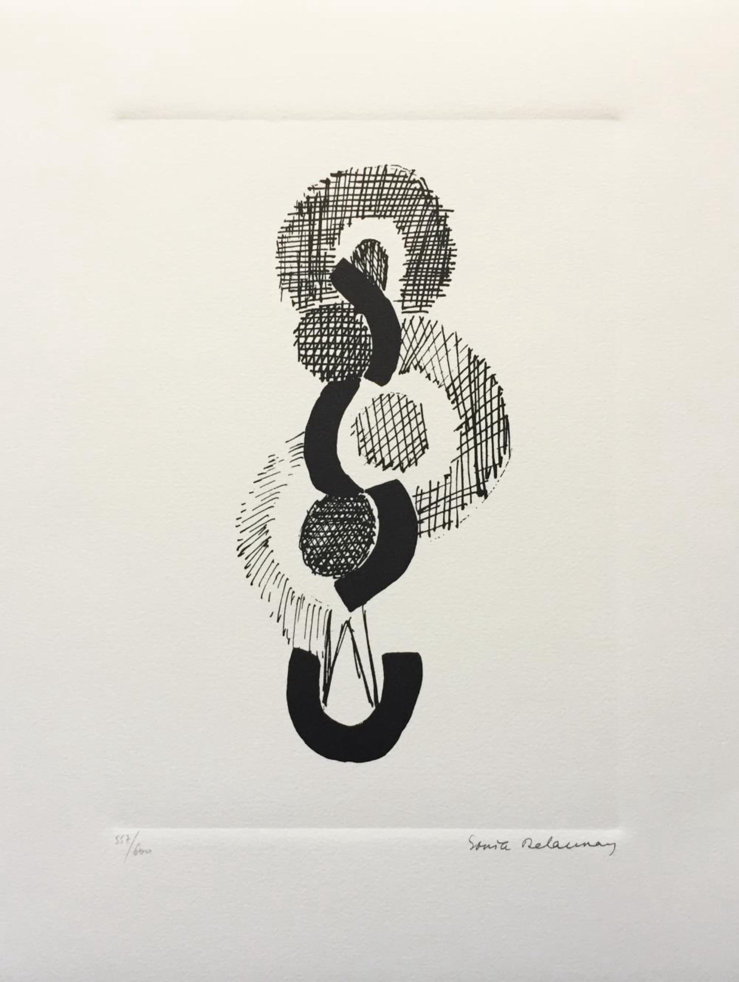 Sonia Delaunay - Dance Endless Rhythm (1923): Artist: Sonia Delaunay Title: Dance Endless Rhythm (1923) Year: 1994 Dimensions: 8in. by 11in. Edition: from the rare limited edition of 600 Publisher: ArtCurial Edition Suite: for Society Azygos