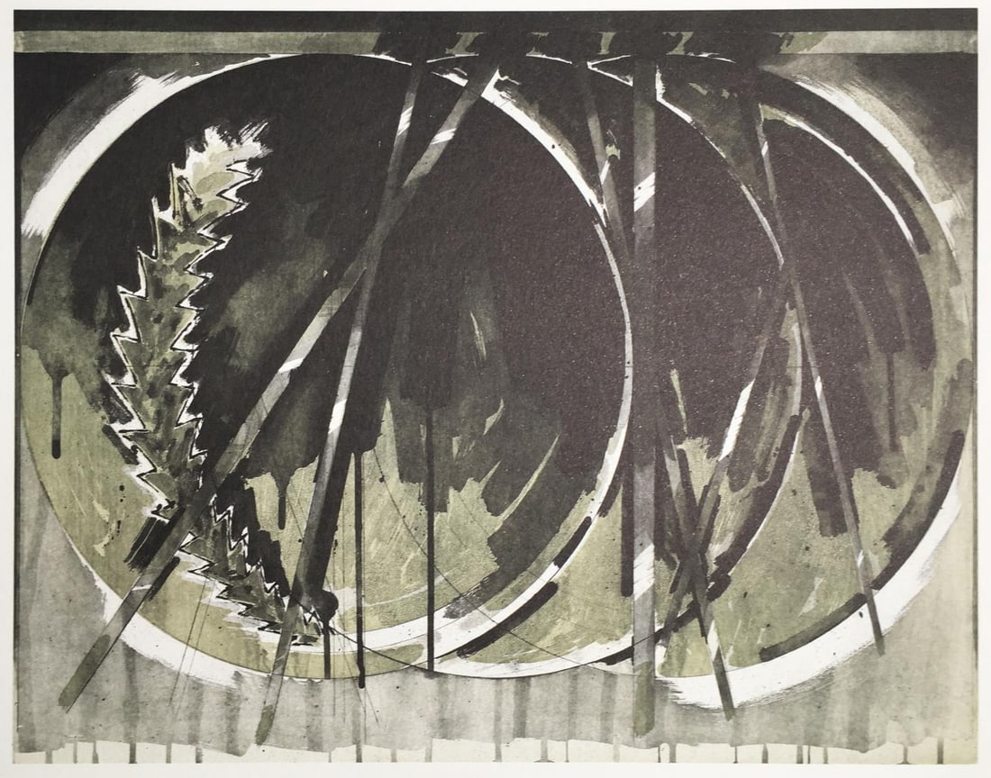 Gerard Titus Carmel - Night III (From Nights): Artist: Gerard Titus Carmel Title: Night III (From Nights) Year: 1990 Dimensions: 13 1/2in. by 9 1/4in. Edition: From the Rare Limited Edition Publisher: Credit Lyonnais Foundation Suite: Graveurs