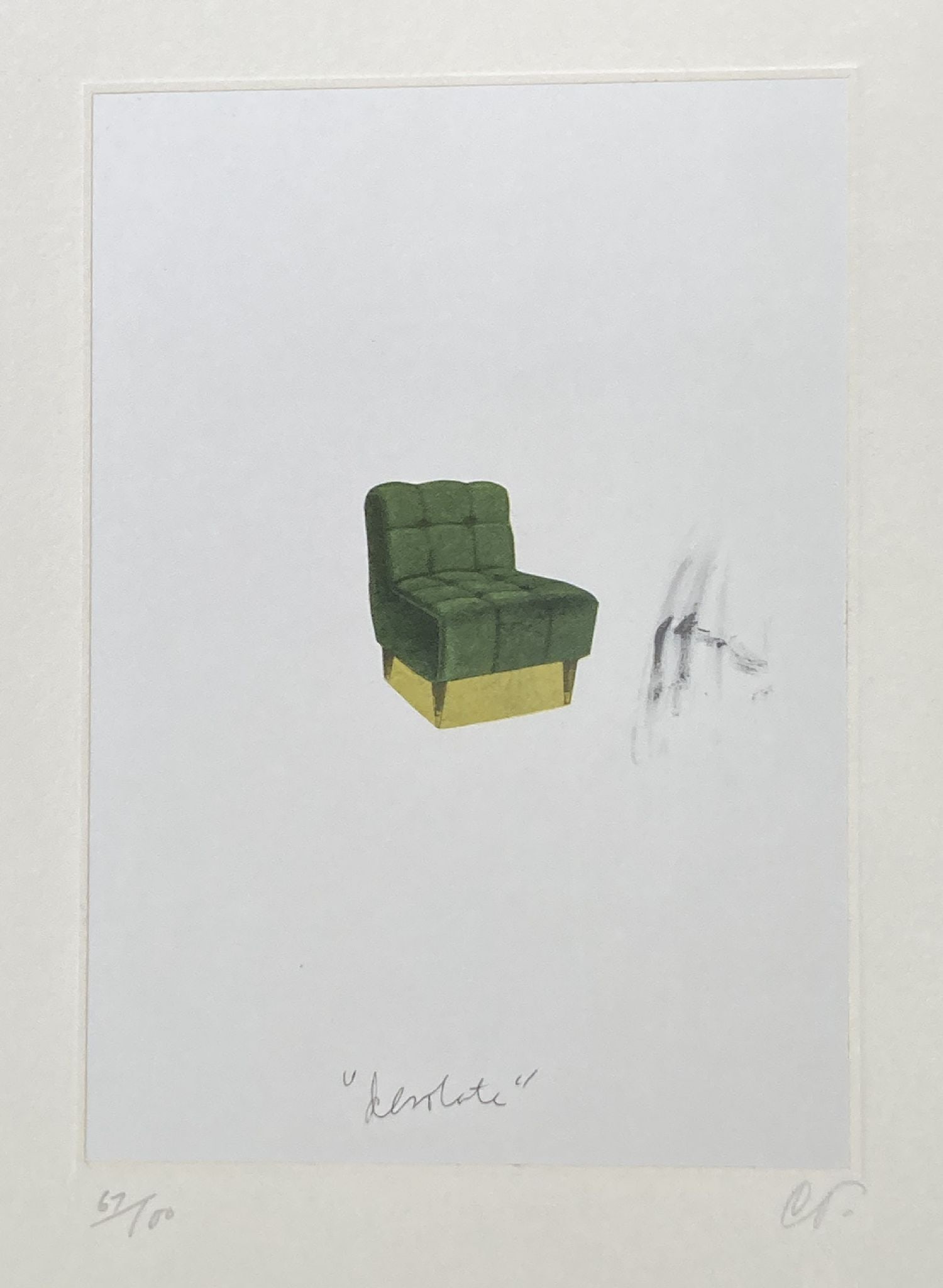 Claes Oldenburg - Notes in Hand 49: Artist: Claes Oldenburg Title: Notes in Hand 49 Year: 1972 Dimensions: 8 x 10 in. Edition: From the rare limited edition of 100 Publisher: Professional Prints</