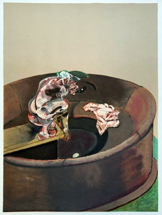 Francis Bacon (After) - Portrait of George Dyer Talking: Artist: Francis Bacon (After) Title: Portrait of George Dyer Talking Year: 1966 Edition: From the rare limited edition Publisher: Maeght Suite: Derriere Le Miro