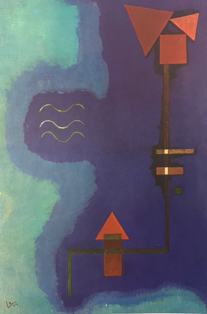 Wassily Kandinsky - Tirant Sur Le Violet: Artist: Wassily Kandinsky Title: Tirant Sur Le Violet Year: 1965 Dimensions: 11in. by 15in. Edition: From the limited edition Publisher: Galerie Maeght Paris