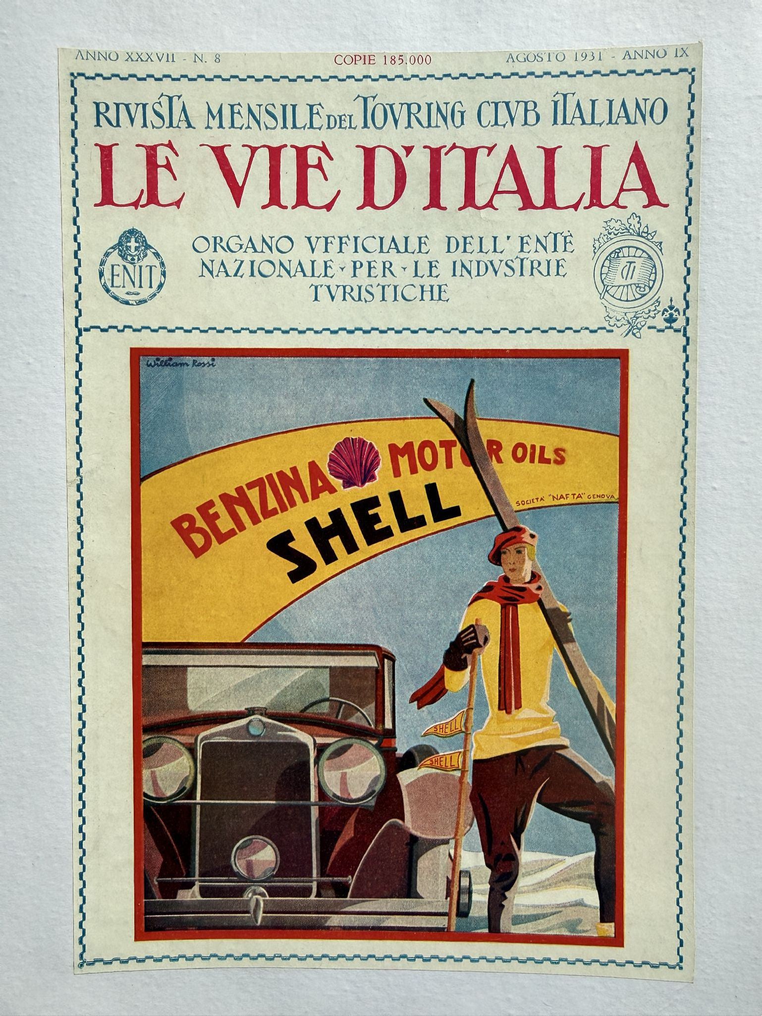 Vintage Advertisement - Vintage Italian Advertisement Circa 1932 (1 of 1)