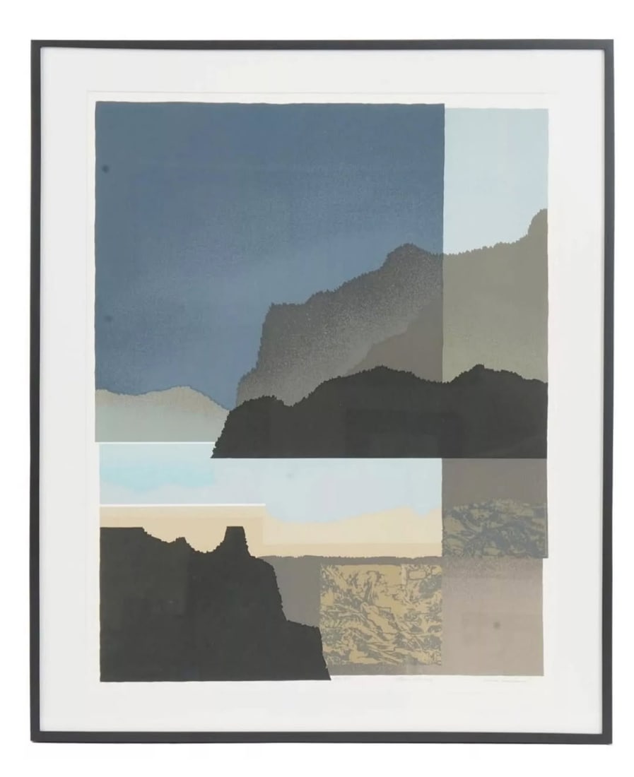 Arnold Hoffman - Storm Warning: Artist: Arnold Hoffman Title: Storm Warning Year: 1980s Dimensions: 26 x 33 in. Edition: Numbered 5 from the rare Artist Proof edition of 10 Medium: Serigraph o