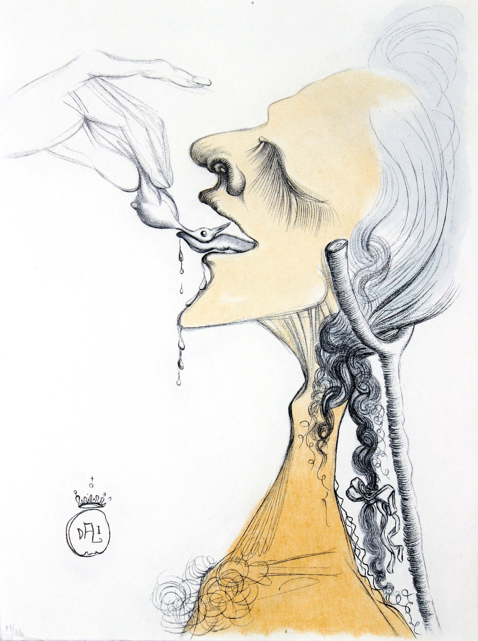 Salvador Dali - Bird on Tongue (1 of 1)
