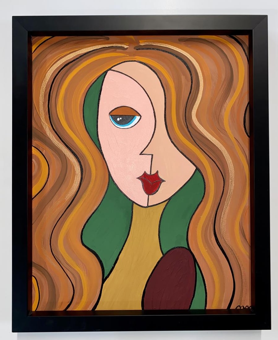 Matthew Steinberg - Billie: Artist: Matthew Steinberg Title: Billie Year: 2022 Dimensions: 16in. by 20in. Edition: One-of-a-Kind Orginal Painting Medium: Original Painting on Canvas <