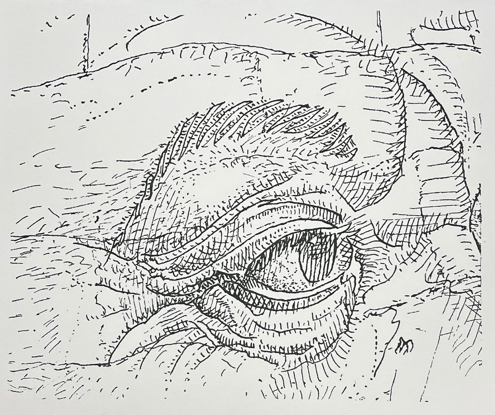 Man Ray - Untitled (Eye): Artist: Man Ray Title: Untitled (Eye) Year: 1937 Dimensions: 11 x 8 3/4 in. Edition: From the Rare Limited Edition Publisher: Jean Bucher Paris Suite