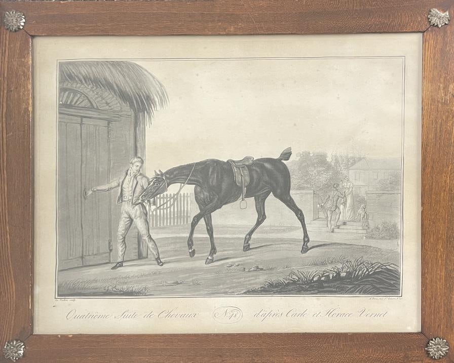 Horace Vernet - Quatriene Suite de Chevaux no 48: Artist: Horace Vernet Title: Quatriene Suite de Chevaux no 48 Year: 1820 Dimensions: 15 1/2in. by 18 1/2in. Edition: From the rare limited edition Publisher: P