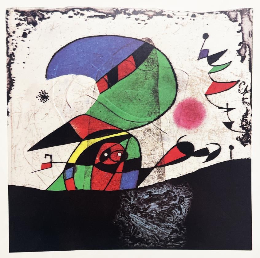 Joan Miro (After) - Untitled 6: Artist: Joan Miro (After) Title: Untitled 6 Year: 1979 Dimensions: 12 3/4in. by 9in. Edition: From the rare limited edition Publisher: Galeria Maeght