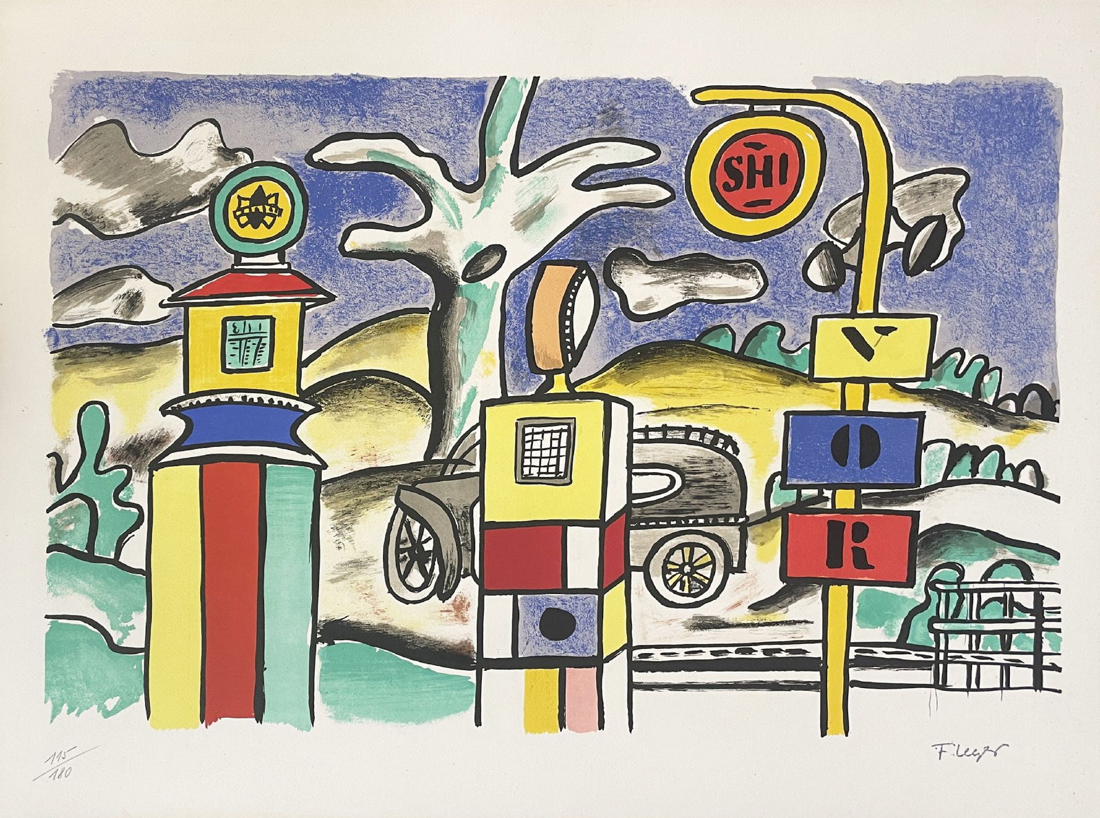 Fernand Leger - La Pompe A Essence (1 of 1)
