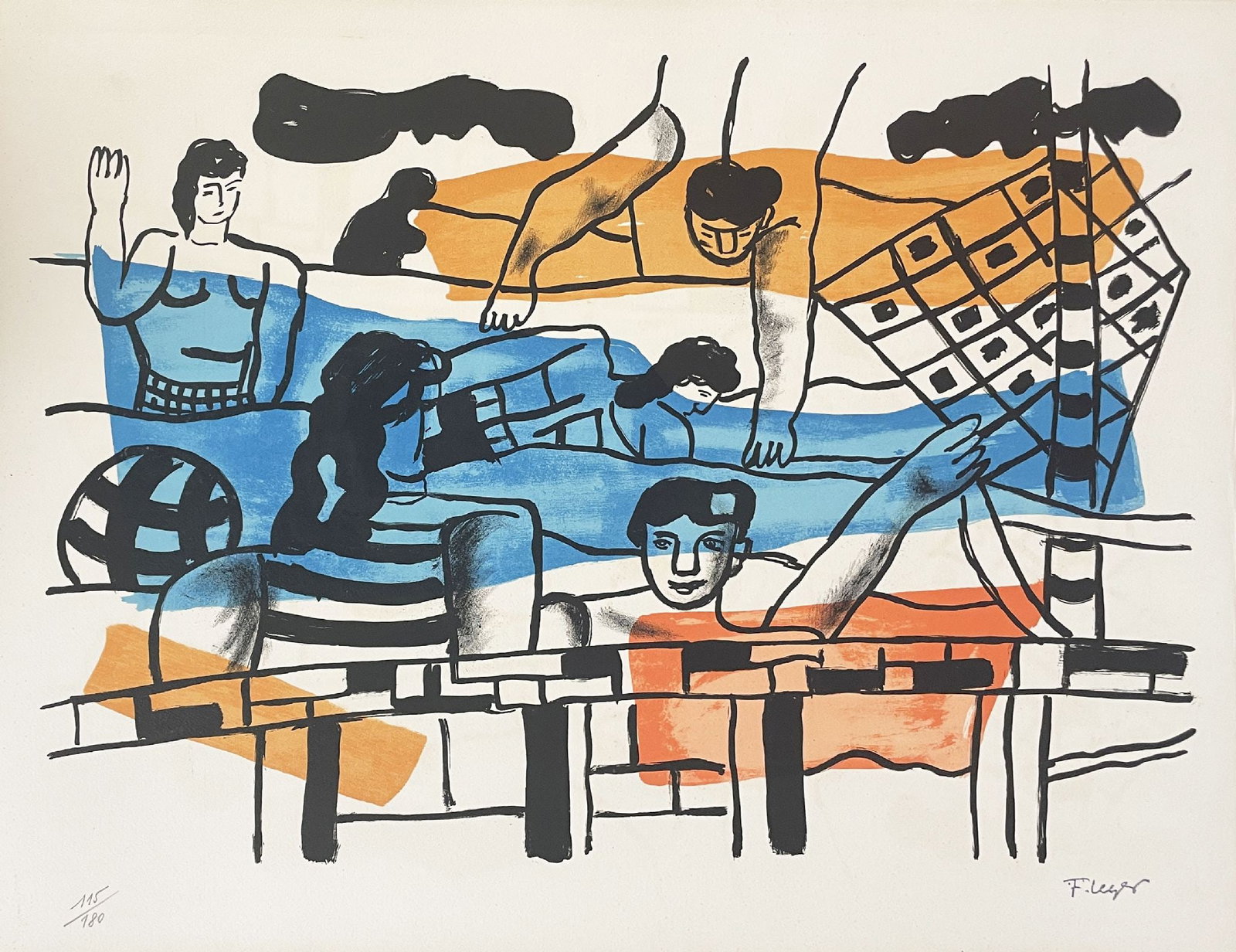 Fernand Leger - La Piscine (1 of 1)