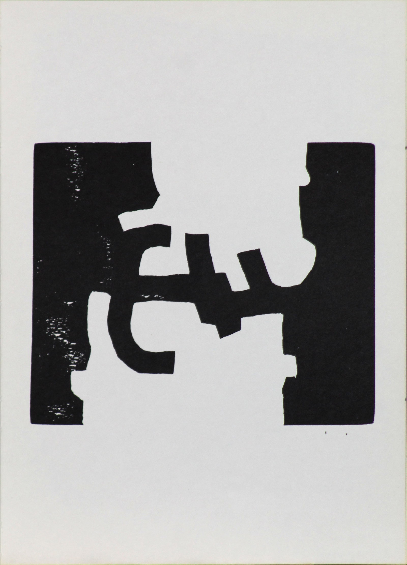 Eduardo Chillida - Untitled: Artist: Eduardo Chillida Title: Untitled Year: 1979 Dimensions: 7 1/2 x 10 in. Edition: From the limited edition Publisher: Redfern Gallery London Suite: Ediciones Poligrafa', Barcelona Medium: