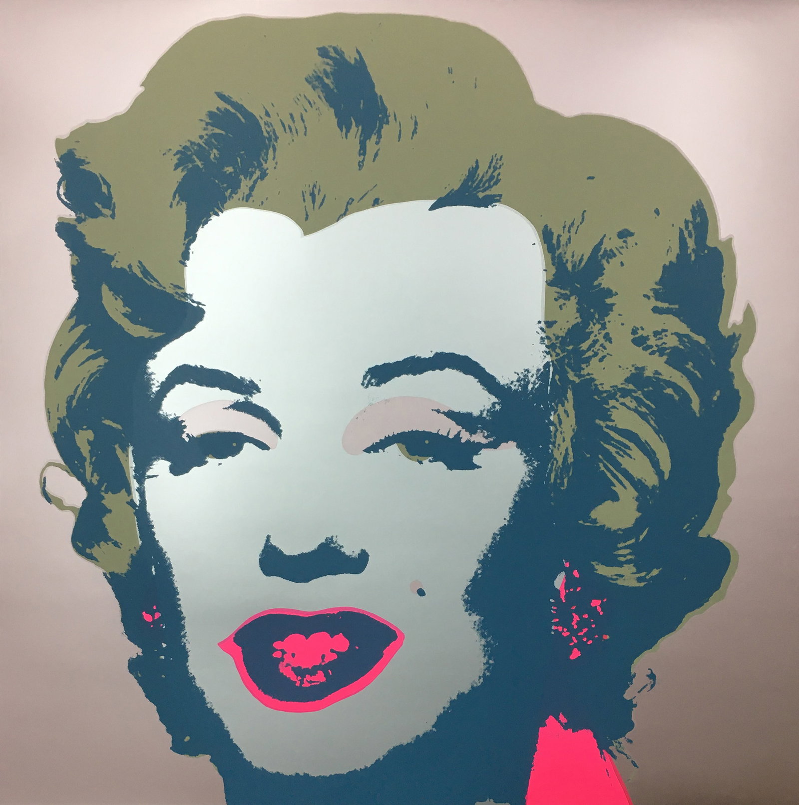 Andy Warhol After - Marilyn (Brown/Blue): Artist: Andy Warhol After Title: Marilyn (Brown/Blue) Dimensions: 35.3in. by 35.3in. Edition: From the "Sunday B. Morning" edition Publisher: Sunday B. Morning Medium: Screenprint on museum board