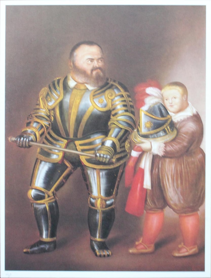 Fernando Botero (after) - Alof of Vignancourt: Artist: Fernando Botero (after) Title: Alof of Vignancourt Year: 1983 Dimensions: 16in. by 12in. Edition: From the limited edition of 200 Publisher: Harry N. Abrams Inc. New York Suite: Fernando