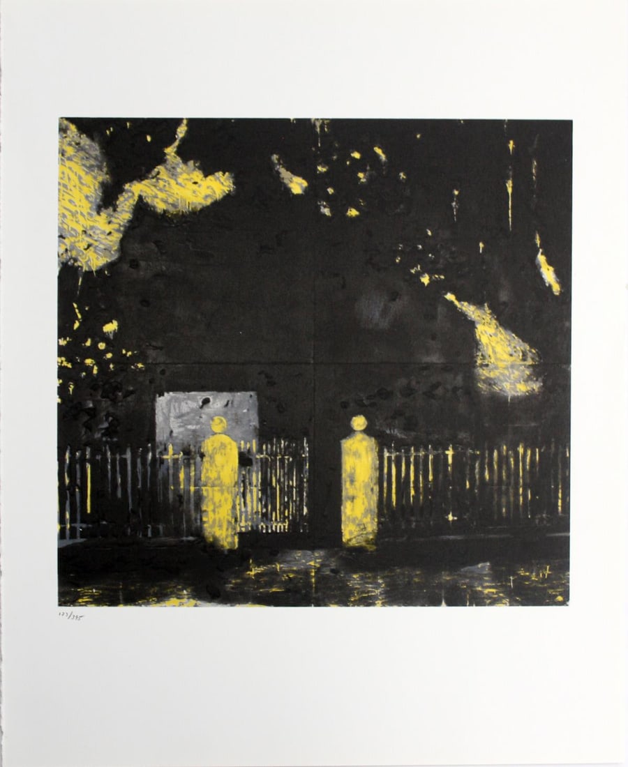 Donald Sultan - Untitled from "Visual Poetics": Artist: Donald Sultan Title: Untitled from "Visual Poetics" Year: 1998 Dimensions: 22in. by 17in. Edition: From the limited edition of 395 Publisher: Marco Fine Arts Contemporary Atelier El Segundo
