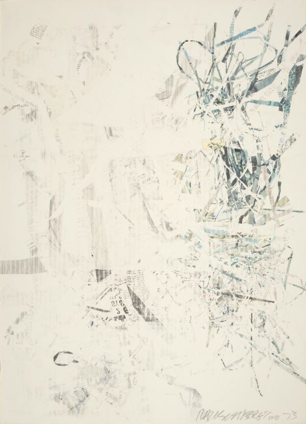 Robert Rauschenberg - Untitled (Elephant): Artist: Robert Rauschenberg Title: Untitled (Elephant) Year: 1973 Dimensions: 27 7/8in. by 20 1/4in. Edition: From the rare limited edition of 100 Publisher: Th