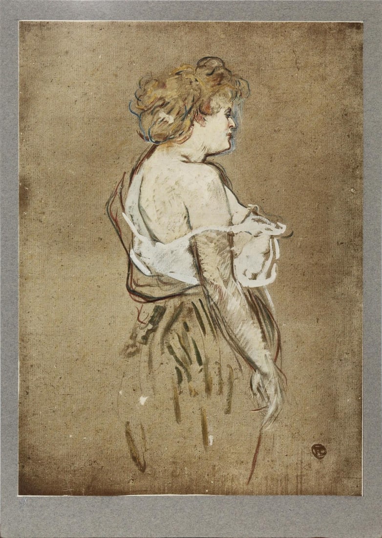 Henri Toulouse-Lautrec (After) - Madmeoiselle Lucie: Artist: Henri Toulouse-Lautrec (After) Title: Madmeoiselle Lucie Bellanger Year: 1930 Dimensions: 15in. by 11in. Edition: V from the rare limited edition of X Publisher: Ch