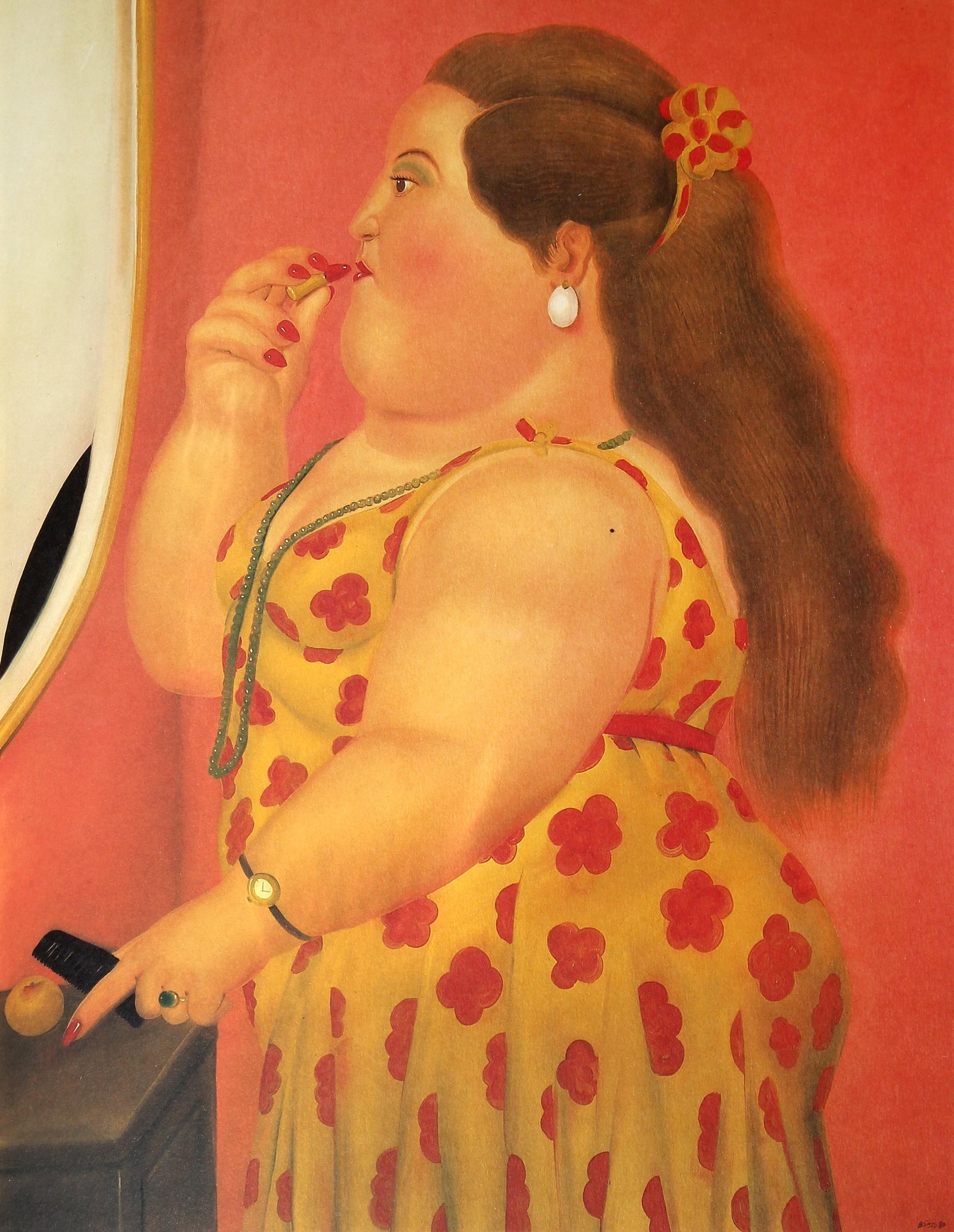 Fernando Botero (after) - Le Toilette: Artist: Fernando Botero (after) Title: Le Toilette Year: 1983 Dimensions: 16in. by 12in. Edition: From the limited edition of 200 Publisher: Harry N. Abrams Inc. New York Suite: Fernando Botero